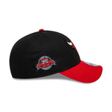 New Era 9Forty Snapback NBA 2Tone Champs Side Patch Chicago Bulls Black Red
