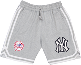 New Era MLB League Icons Select Shorts New York Yankees Heather Grey