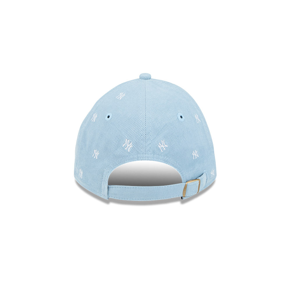 New Era Casual Classic MLB Cord Monogram New York Yankees Pale Blue