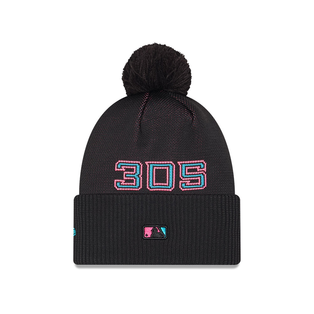 New Era Beanie MLB City Connect 25 Miami Marlins