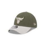 New Era 39Thirty NBA Olive Stone 2Tone Chicago Bulls