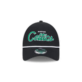 New Era 9Forty Trucker NBA Team Script Boston Celtics Black