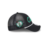 New Era 9Forty Trucker NBA Team Script Boston Celtics Black