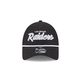 New Era 9Forty Trucker NFL Team Script Las Vegas Raiders Black