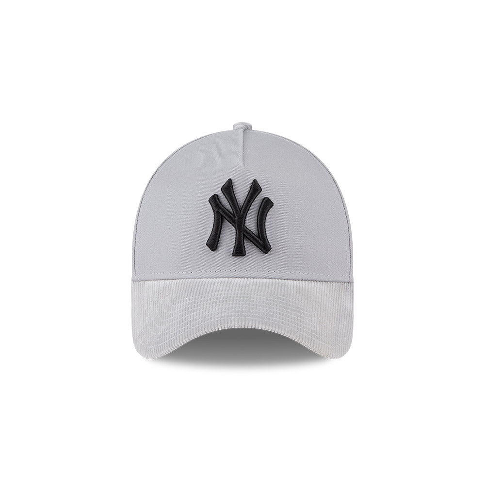New Era 9Forty A-Frame MLB Grey Corduroy New York Yankees