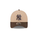 New Era 9Forty A-Frame MLB Camel 2Tone World Series New York Yankees Walnut