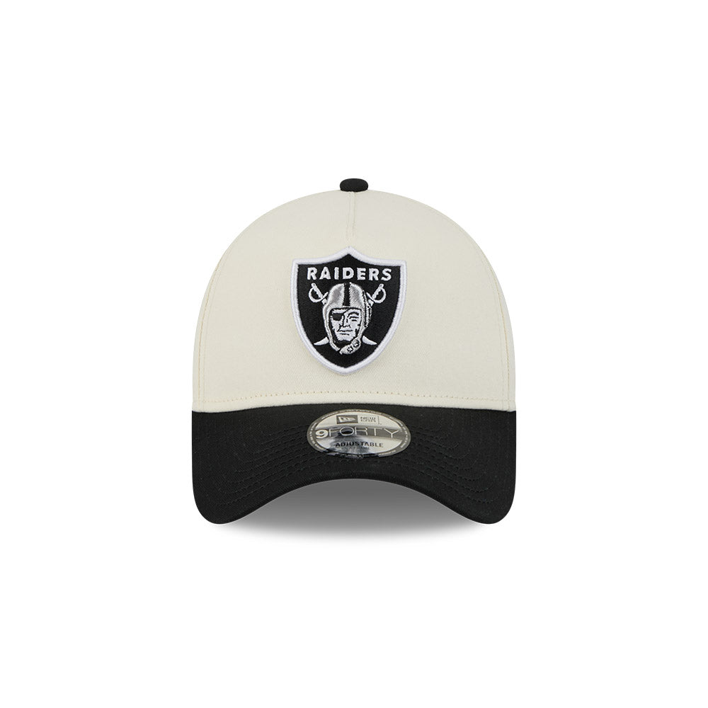 New Era 9Forty A-Frame NFL Superbowl 2Tone Las Vegas Raiders Chrome White