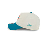 New Era 9Forty A-Frame NFL Superbowl 2Tone Miami Dolphins Chrome White