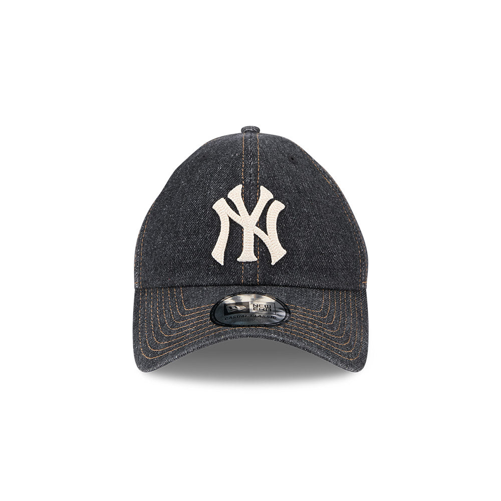 New Era Casual Classic MLB Panel Denim New York Yankees Black Denim