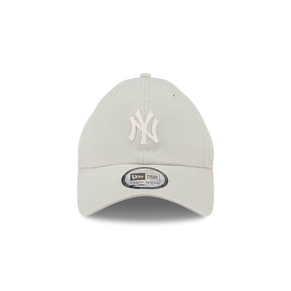 New Era Casual Classic MLB Neutral Chainstitch New York Yankees Stone