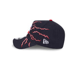 New Era 9Forty A-Frame NRL 2025 Electric Sydney Roosters Black