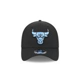 New Era 39Thirty NBA Black Sky Blue Chicago Bulls