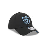 New Era 39Thirty NFL Black Sky Blue Las Vegas Raiders