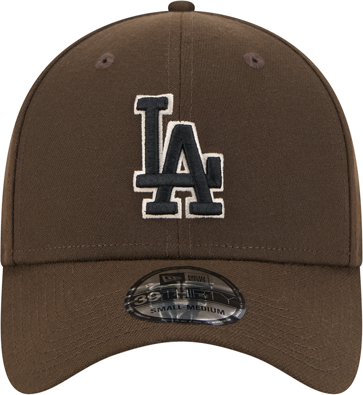 New Era 39Thirty MLB Stone Script Los Angeles Dodgers Walnut