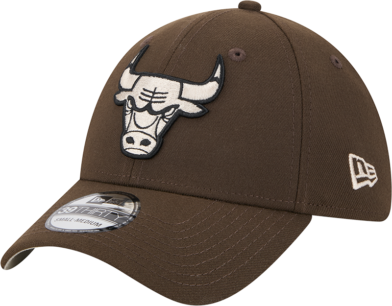 New Era 39Thirty NBA Stone Script Chicago Bulls Walnut