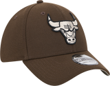 New Era 39Thirty NBA Stone Script Chicago Bulls Walnut