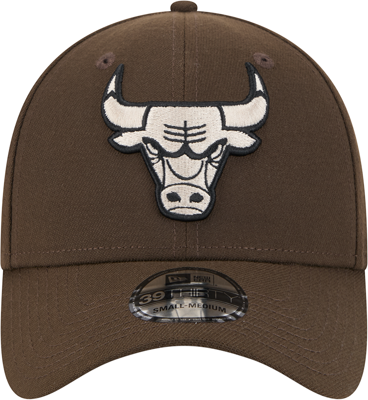New Era 39Thirty NBA Stone Script Chicago Bulls Walnut
