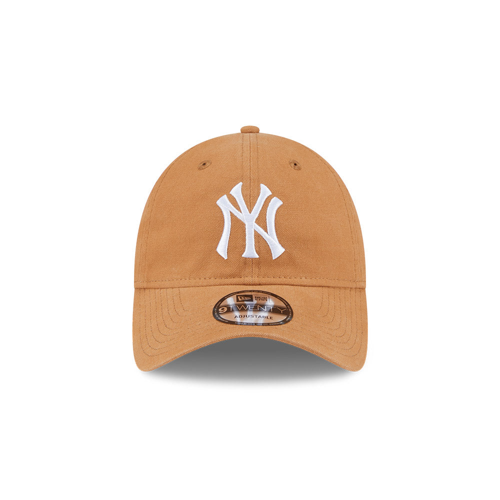 New Era 9Twenty MLB Vintage Canvas Wash New York Yankees Light Bronze