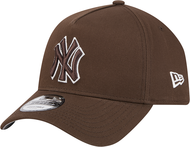 New Era 9Forty A Frame MLB Cooperstown World Series New York Yankees Light Bronze