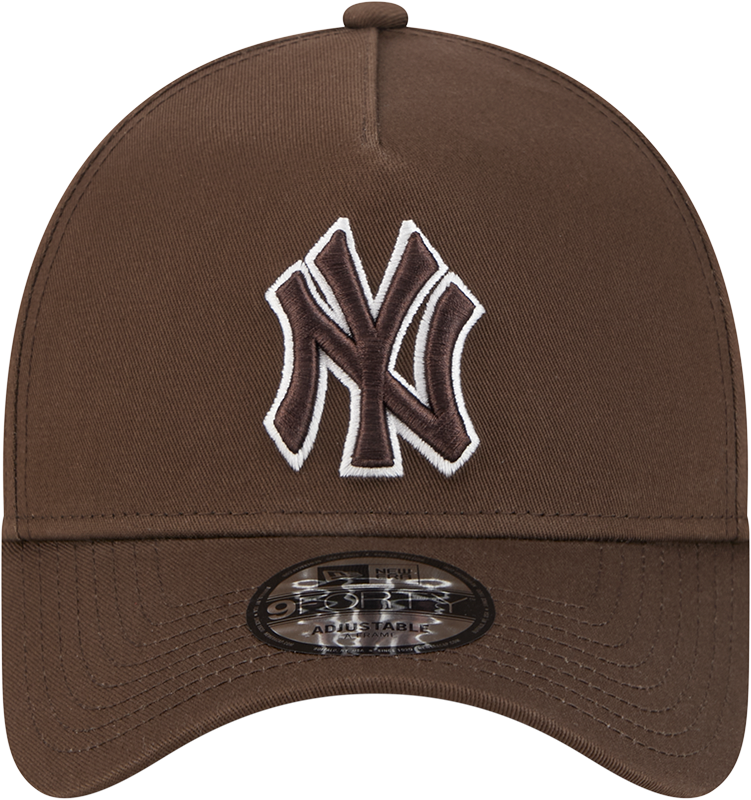 New Era 9Forty A Frame MLB Cooperstown World Series New York Yankees Light Bronze
