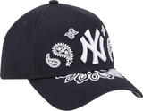 New Era 9Forty A Frame MLB Paisley New York Yankees Navy