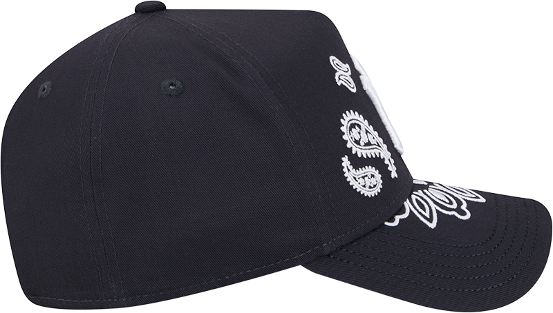 New Era 9Forty A Frame MLB Paisley New York Yankees Navy