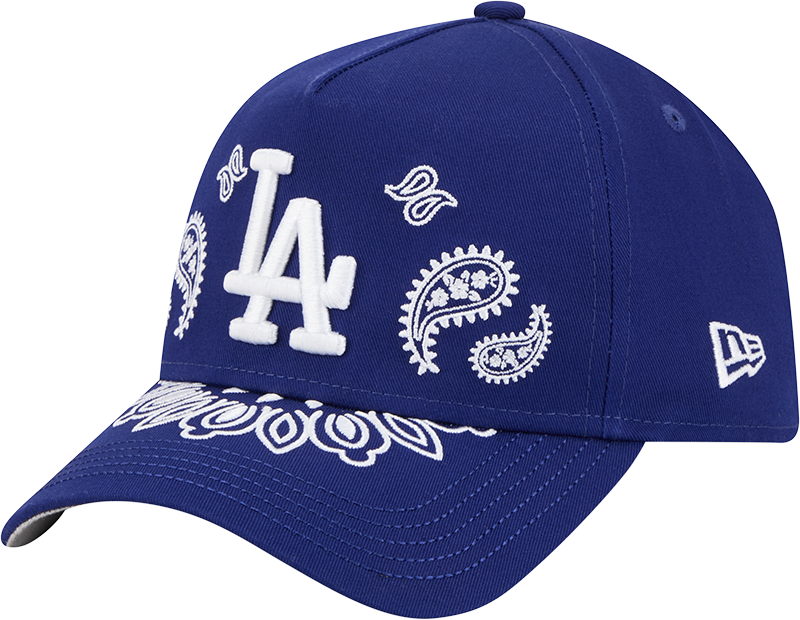 New Era 9Forty A Frame MLB Paisley Los Angeles Dodgers Royal
