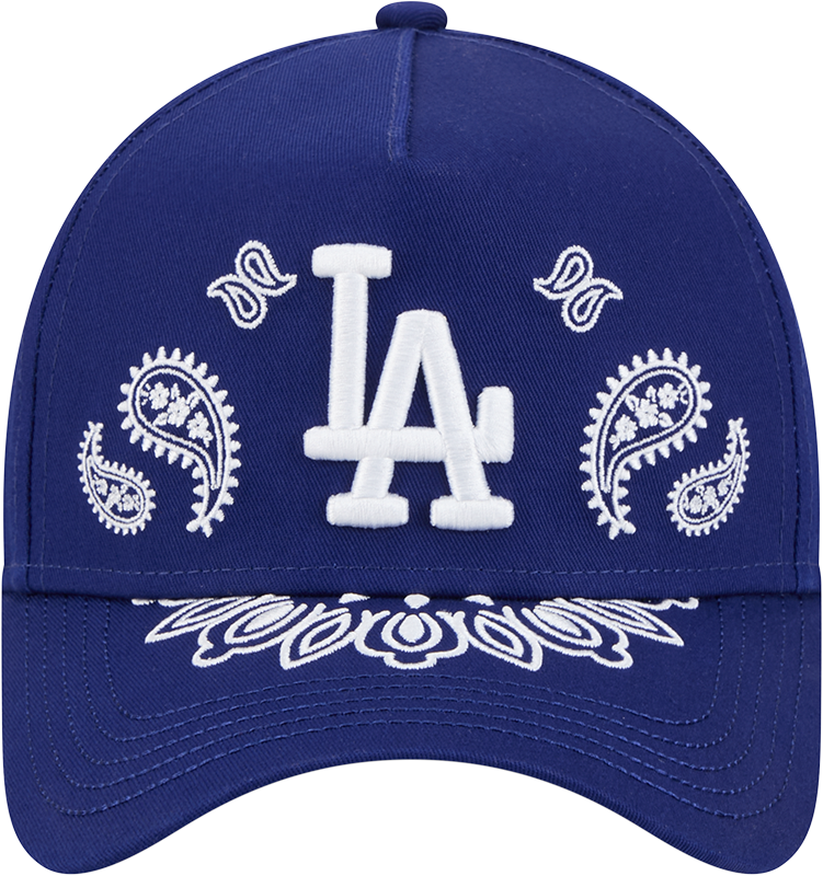 New Era 9Forty A Frame MLB Paisley Los Angeles Dodgers Royal