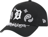 New Era 9Forty A Frame MLB Paisley Detroit Tigers Black