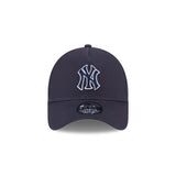 New Era 9Forty A-Frame MLB Plaid Infill New York Yankees Navy