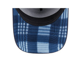 New Era 9Forty A-Frame MLB Plaid Infill New York Yankees Navy