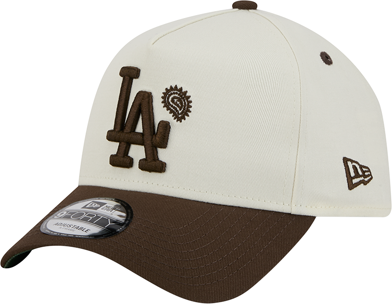 New Era 9Forty A Frame MLB Walnut Paisley Los Angeles Dodgers