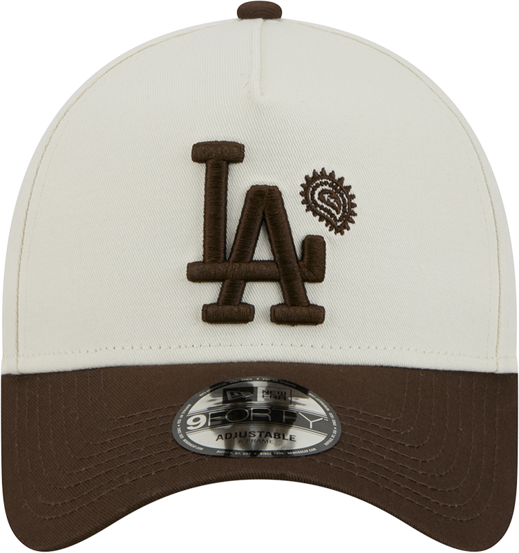 New Era 9Forty A Frame MLB Walnut Paisley Los Angeles Dodgers