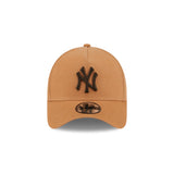 New Era 9Forty A-Frame MLB Washed Canvas Bronze New York Yankees
