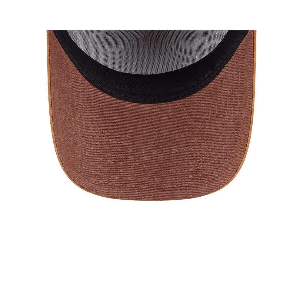 New Era 9Forty A-Frame MLB Washed Canvas Bronze New York Yankees