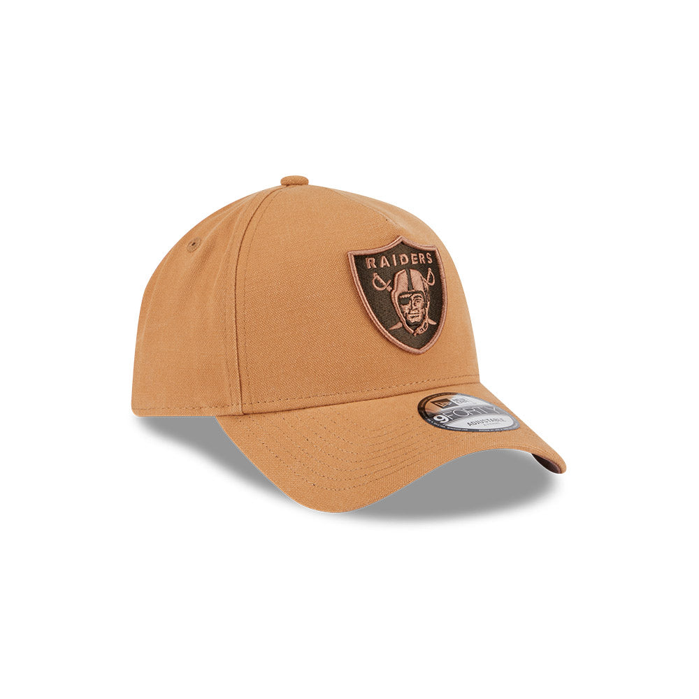 New Era 9Forty A-Frame NFL Washed Canvas Bronze Las Vegas Raiders