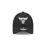 New Era 9Forty Snapback NBA Black Metallic Chicago Bulls