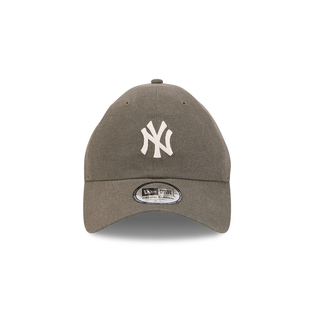 New Era Casual Classic MLB Canvas Chainstitch New York Yankees Moss