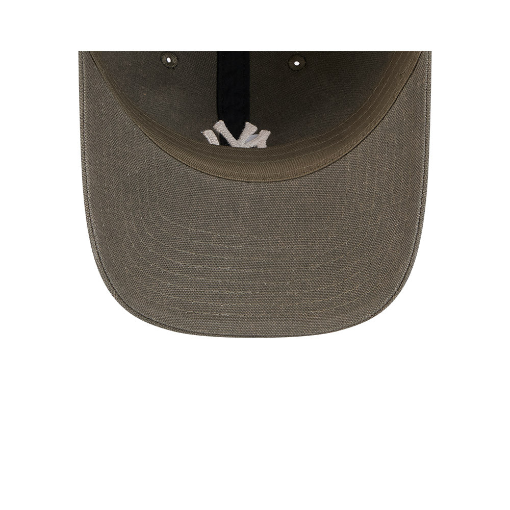 New Era Casual Classic MLB Canvas Chainstitch New York Yankees Moss