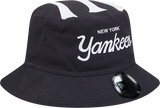 New Era Bucket MLB Team Script New York Yankees