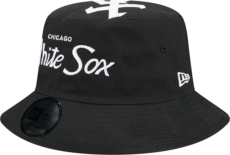 New Era Bucket MLB Team Script Chicago White Sox