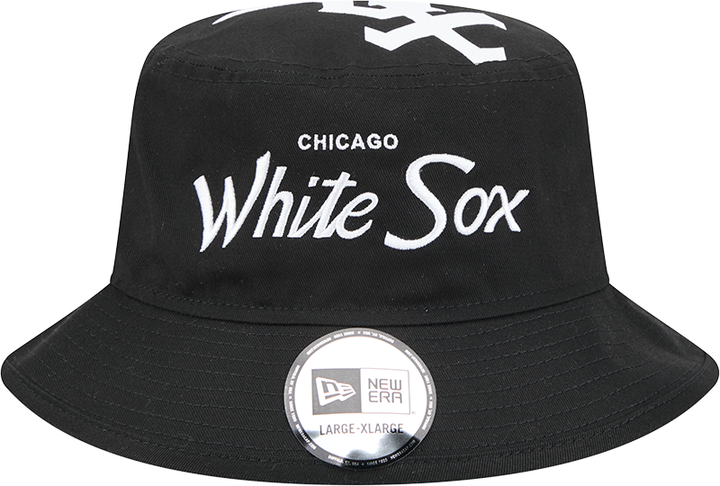 New Era Bucket MLB Team Script Chicago White Sox