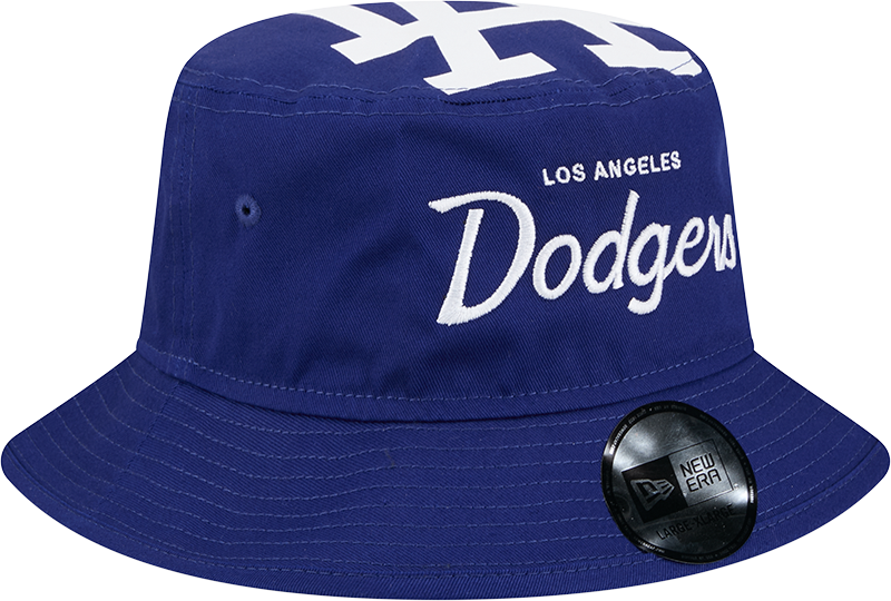 New Era Bucket MLB Team Script Los Angeles Dodgers