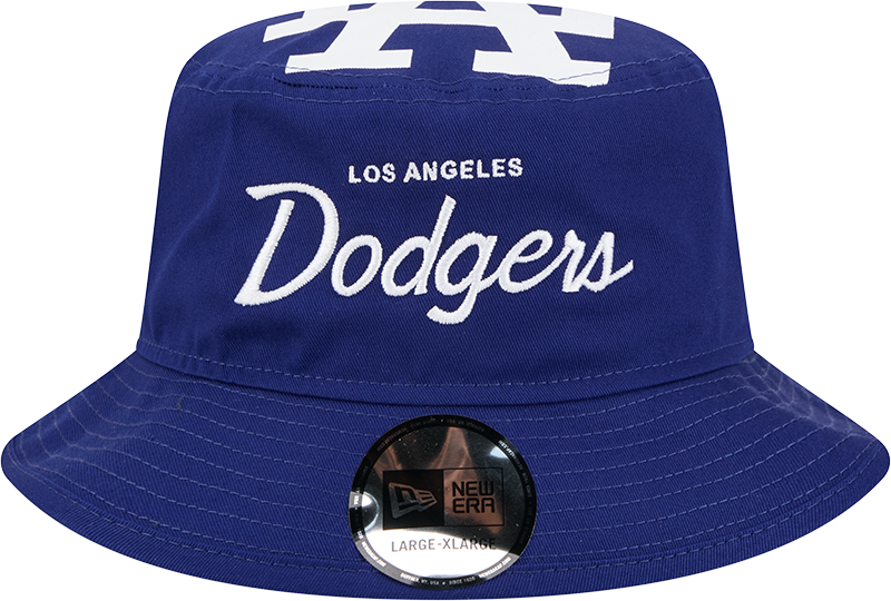 New Era Bucket MLB Team Script Los Angeles Dodgers
