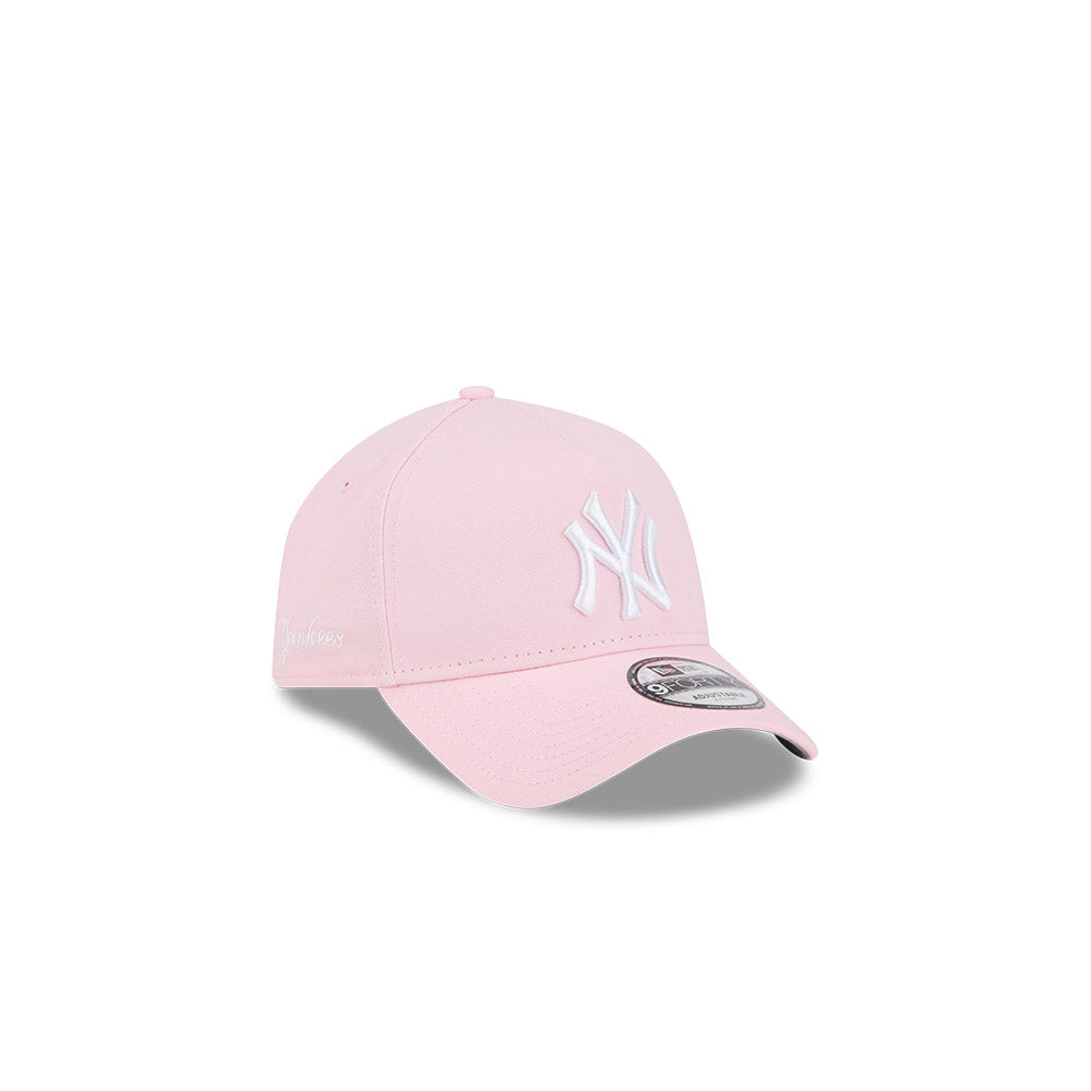 New Era Kids 9Forty A Frame MLB Spring Mix New York Yankees Pink Adjustable