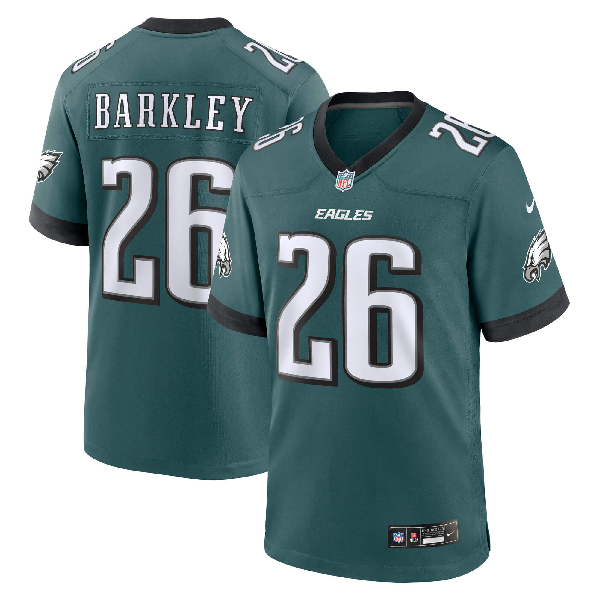 Nike NFL Game Jersey Philadelphia Eagles Saquon Barkley #26 Teal
