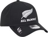 New Era 9Forty A-Frame Rugby Union All Blacks Black/Metallic Silver
