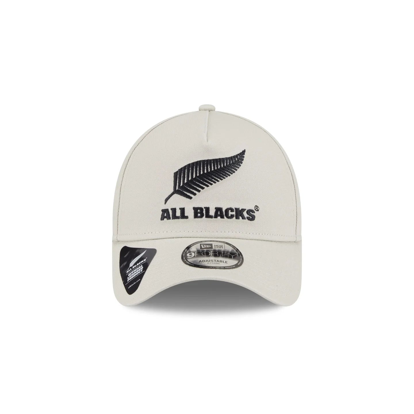 New Era 9Forty A-Frame Rugby Union All Blacks Stone/Black