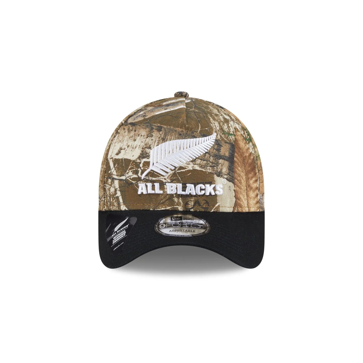 New Era 9Forty A-Frame Rugby Union All Blacks Real Tree/Black