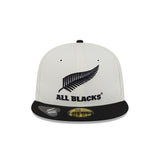 New Era 59Fifty Rugby Union Chrome 2Tone All Blacks